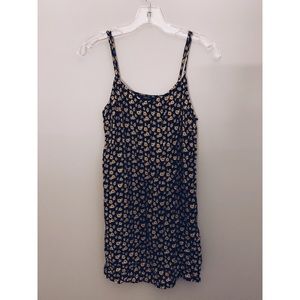 Forever 21 black dress with sunflower pattern